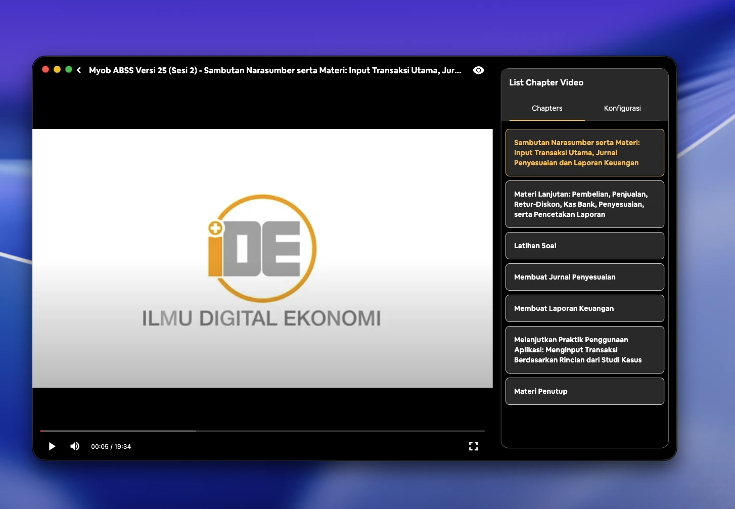 Video Player with Controls